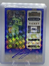 DAREKE YOUNG RC 2022 CONTENDERS FOOTBALL BLUE SHOWCASE TICKET AUTOGRAPH SEAHAWKS
