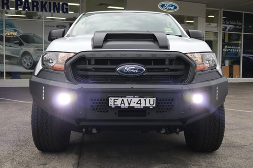 Matte Black Bull Bar (H1-Series) for Ford Ranger PX2 2015-Present - Picture 4 of 11