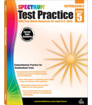 Spectrum Test Practice, Grade 5 - Paperback By Spectrum - VERY GOOD