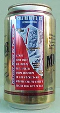 MICHLELOB BEER CRESTED BUTTE Ski Run CAN, Anheuser Busch, MISSOURI, Grade 1/1+