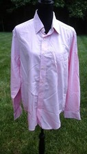 Men's GAP Classic Fit Pink Dress Shirt Size: Medium 15-15 1/2