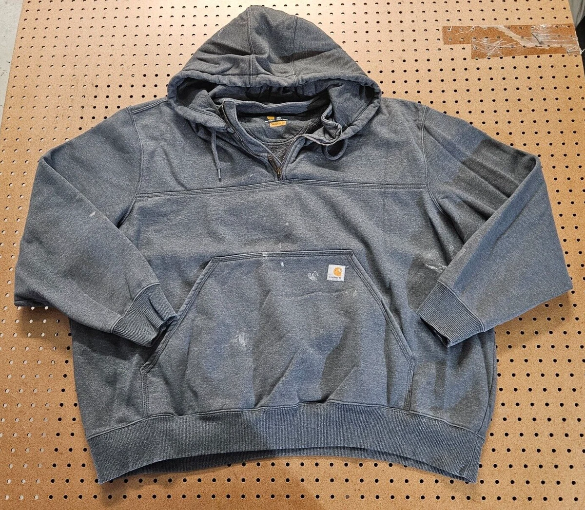 MENS 4XL Carhartt 100617 Rain Defender Heavyweight 1 4 Zip