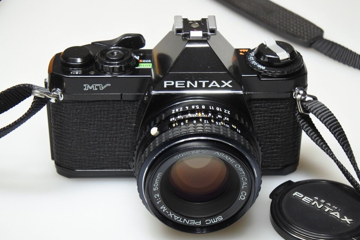 VINTAGE Pentax MV 35mm SLR Camera | SMC Pentax-M 50mm 1:2 VINTAGE Pentax MV 35mm SLR Camera | SMC Pentax-M 50mm 1:2