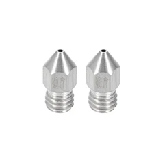 2pcs 1mm 3D Printer Nozzle, Fit for MK8 for 1.75mm Filament Stainless Steel