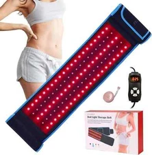Laser Lipo LED Red Light Therapy Belt Pain Relief Near Infrared Weight Loss Fast