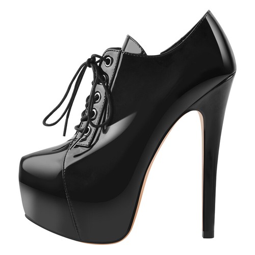 Botas de salón para mujer Onlymaker con cordones de aguja talla grande US5-15 - Imagen 3 de 27
