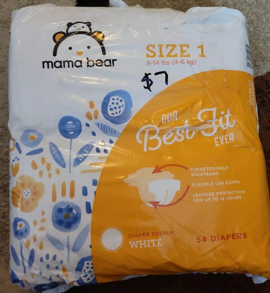 Mama bear diapers size 2 sales