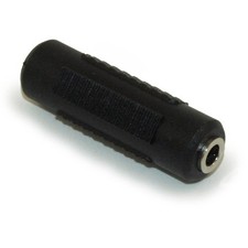 3.5mm Mini-Stereo/Mono TRS or TS Female to Female Coupler Adapter