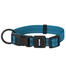 Reflektierendes Hundehalsband verstellbar robust Türkis Größe