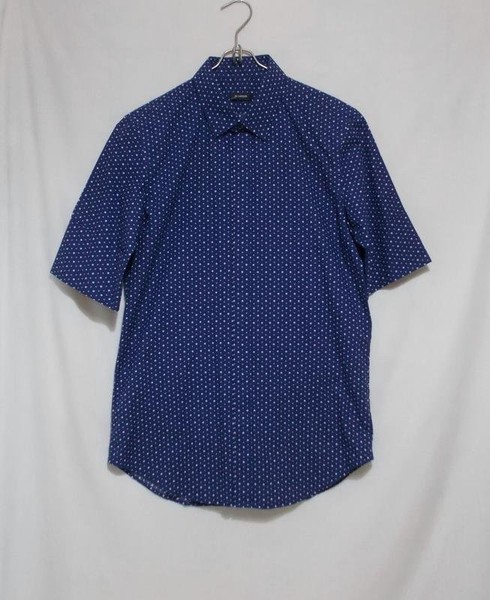 Men Jil Sander Shirt Navy Cotton 38 / M / 46