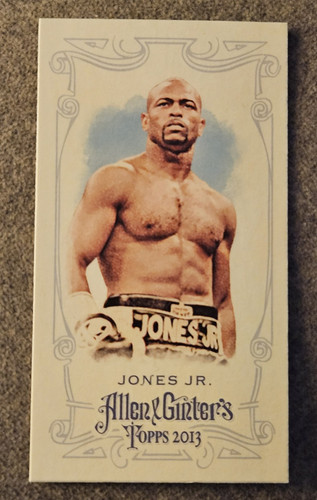 2013 Allen & Ginter's Boxing Roy Jones Jr. Card A & G Back #17 - Picture 1 of 2
