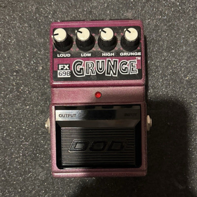 DOD FX69E Grunge Distortion Pedal Analog Effects for Electric Guitar
