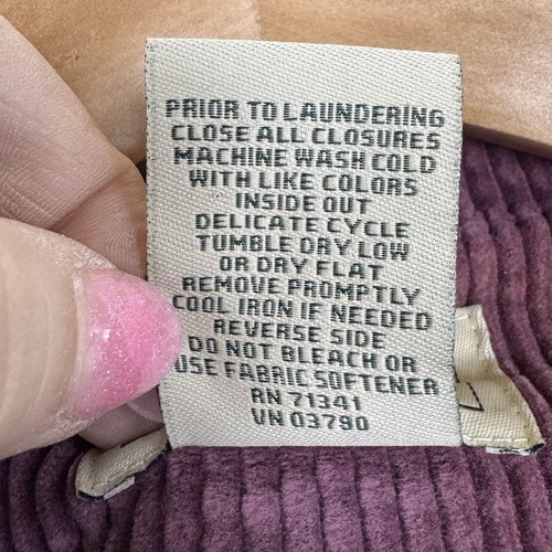 Abrigo L.L.Bean Barn Pana Tareas Extraíble Edredón Forro Púrpura Para Mujer Mediano - Imagen 11 de 17