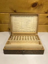 Vintage B.D.H. “spot” Test Outfit British Drug Lab Chemist Wooden Box England 