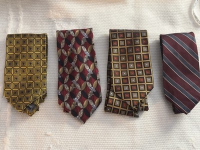 Lot of 4 Robert Talbott ''Best Of Class'' Men's Neck Tie Luxury 100% SILK