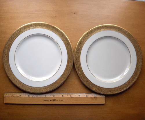 Lenox Westchester 2 salad plates~Presidential group~fine china~USA~Pristine