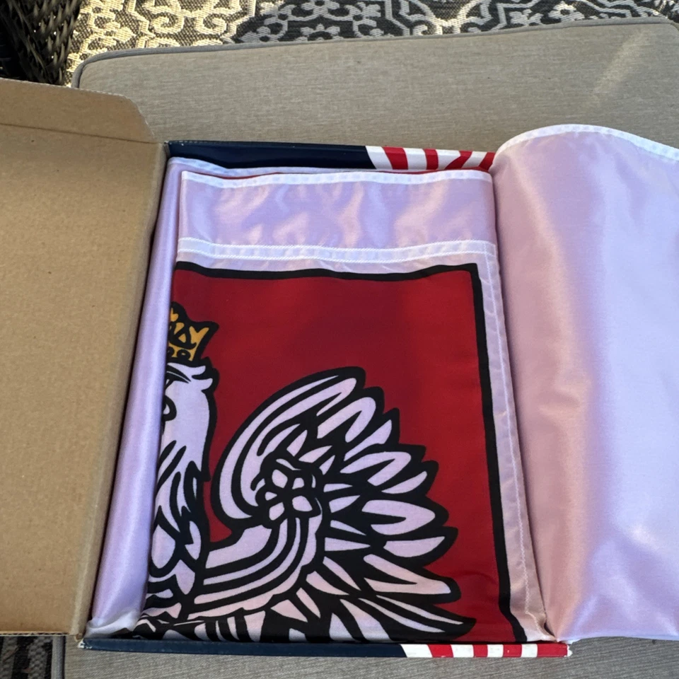 Annin Polish Poland Flag 4x6 ft. Nyl-Glo 100% Made in USA in BOX - Image 4 of 4