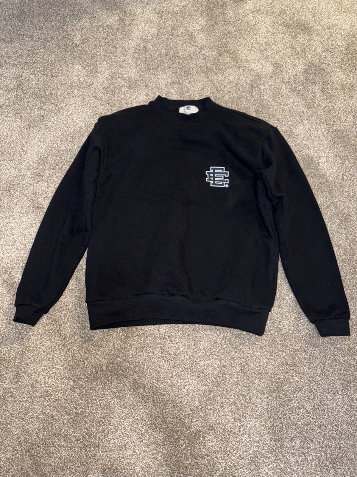 Eric Emanuel EE Basic / Core Crewneck Black Size … - image 1