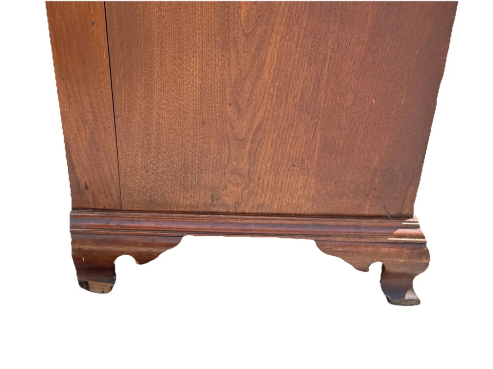 antiguo nogal Chippendale siglo XVIII inclinado recepción Chester PA 1770 secreto Foto 4 de 4