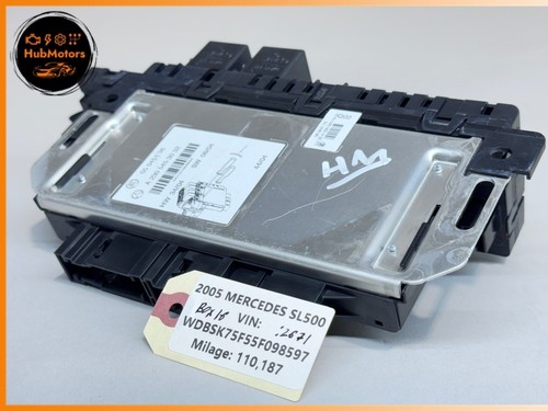 03-12 Mercedes R230 SL500 SL55 AMG Rear SAM Fuse Box Relay Module OEM - Imagen 18 de 18