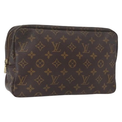 LOUIS VUITTON Monogram Trousse Toilette 28 Clutch Bag M47522 LV Auth 161479
