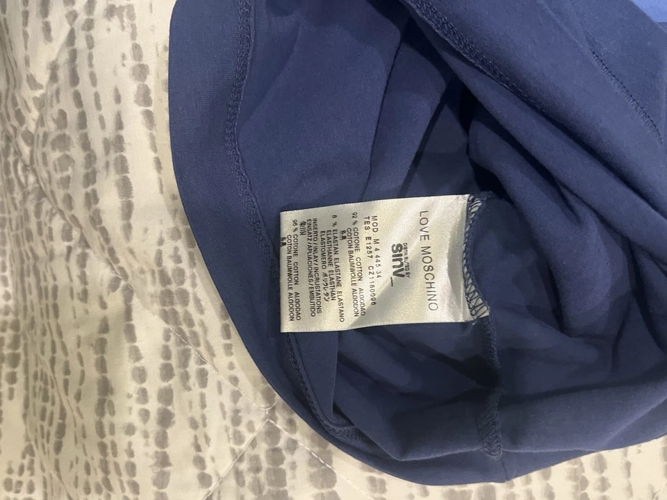 Mens Moschino Love Long Sleeve Tee - Image 4 of 4