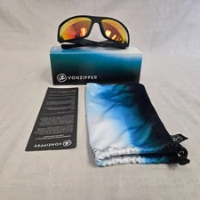 Von Zipper VZ Ether Suplex SMSFTSUP Sunglasses Black / Lunar Chrome Lens DISPLAY