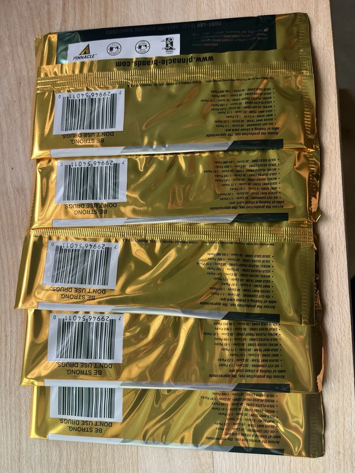 (5) 1998 Pinnacle Mint Collection Baseball Cards And Coins Factory Sealed Packs - Image 2 of 2