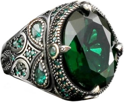 KAMBO 925 Sterling Silver Men's Ring Handmade Turkey