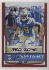 2016 Score Rookies Jumbo Red Zone Signatures 11/25 Thomas Duarte #438 Auto 0c2