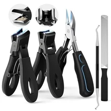 Professional Ingrown Toenail Tools Kit for Seniors,Wide Jaw Straight Nail 