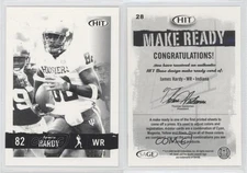2008 SAGE Hit Make Ready Black /50 James Hardy #28 Rookie RC