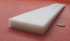 HDPE White Bar 3/4" Thick x 3.00" Wide x 24" Long