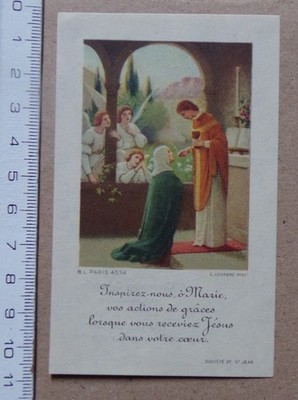 § Andachtsbild Inspiriere uns O Maria Deine Danksagungen - B.L. - 1939