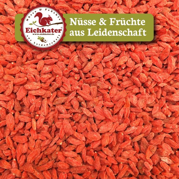 Goji Beeren Natur Von Eichkater, Getrocknet, Naturbelassen Ohne ZusäTze 350G-image