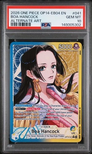 Boa Hancock - OP14-041 (Alternate Art) OP14-041 PSA 10