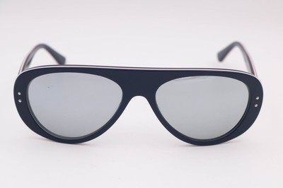 Vallon Ski Aviators Blue/Mirror Tear Drop Sk113 Sunglasses 57-17-145