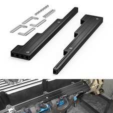 Aluminum Retro Fin Spark Plug Wire Looms Holders Bracket For Chevy Sbf Sbc V8 Aluminum Retro Fin Spark Plug Wire Looms Holders Bracket For Chevy Sbf Sbc V8