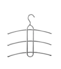 3 Tier Hanger SET OF 3 Stainless Steel Heavy Duty Wardrobe Coat Closet Decor 