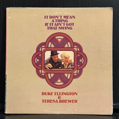 DUKE ELLINGTON & TERESA BREWER It Don't Mean A Thing 1973 Flying Dutchman NM/VG+