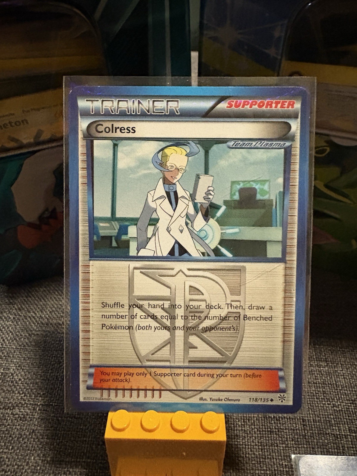 Pokémon TCG Colress Team Plasma 118/135 Plasma Storm Regular Card