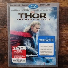Marvel THOR The Dark World Blu-ray & Blu-ray 3D Bonus Features Free Shipping