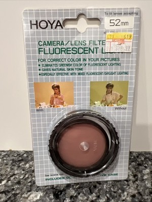 Hoya 52mm Fluorescent Light Filter Eliminates Green Cast New Sealed 