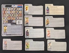 Vintage Hasbro GI Joe 10x DATACARDS LOT Sgt Slaughter Snake Eyes Jinx MORE SG9