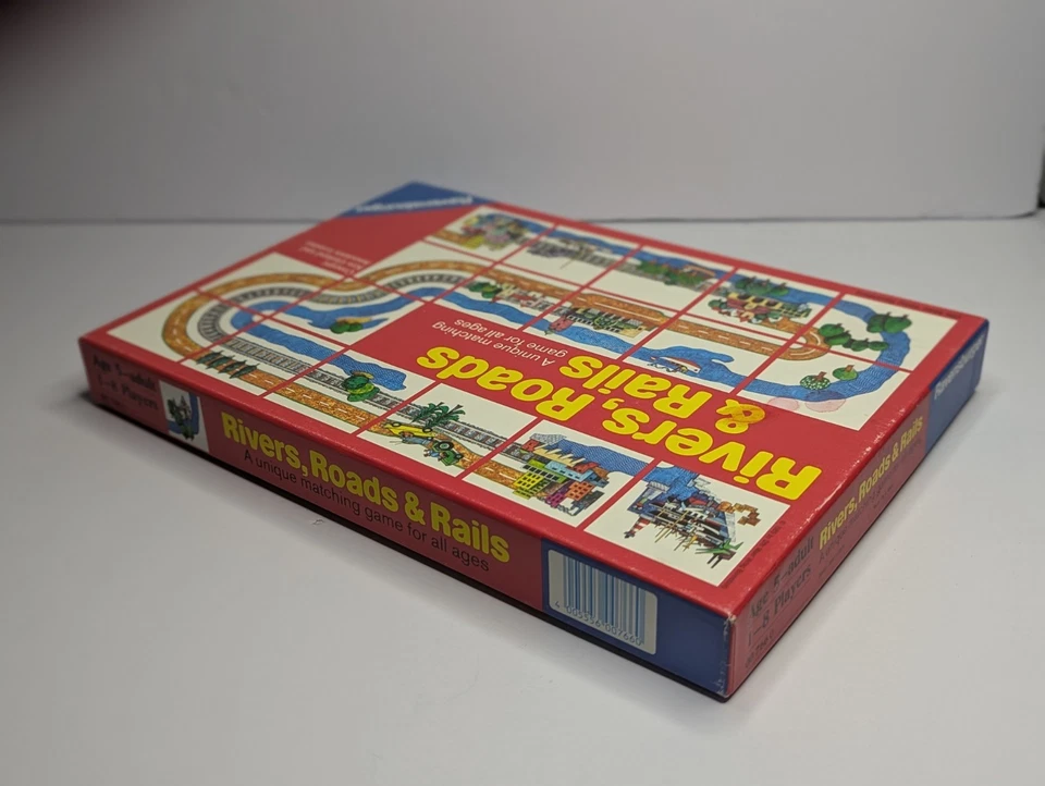 VTG 1989 Rivers, Roads & Rails Matching Game Ravensburger Complete - Image 3 of 4