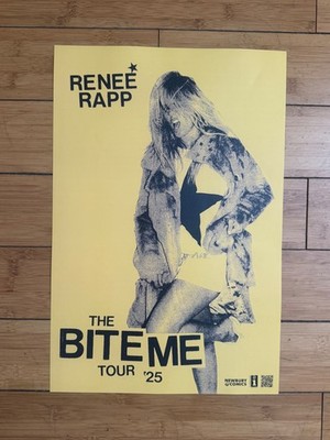 RENEE RAPP 2025 BITE ME - 12x18 PROMO POSTER Independent Record Store Exclusive