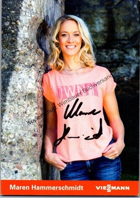 Original Autogramm Maren Hammerschmidt Biathlon /// Autogramm Autograph s 367478