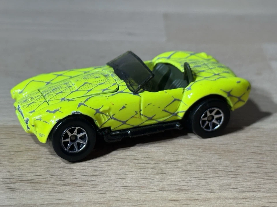 Винтаж 1982 Mattel Hot Wheels Shelby Cobra Автомобиль Roarin' Rods Серия Желтый - Изображение 4 из 4