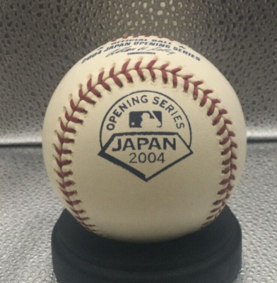 希少　2004 JAPAN OPENING SERIES 公式球　ホログラム付 2004 Japan Opening Series Official Rawlings Souvenir Collectible