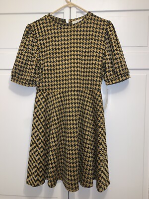 Brand New Rewind Juniors  Retro Style Patterned Mini-dress (L)